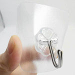 Seamless Adhesive Hook (10 Pcs)