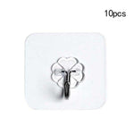 Seamless Adhesive Hook (10 Pcs)