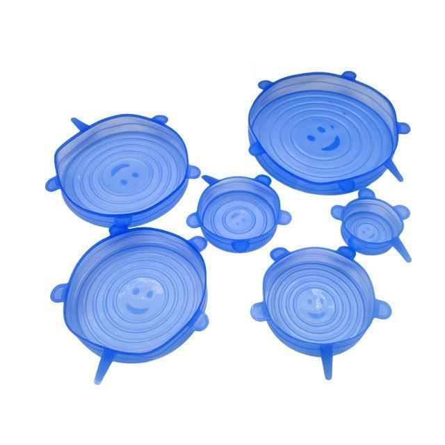 Ultimate Reusable Silicon Stretch Lids (6pcs)