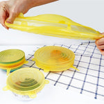 Ultimate Reusable Silicon Stretch Lids (6pcs)